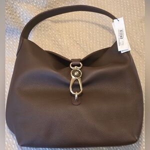 Dooney & Bourke Brown Leather Hobo Bag NWT